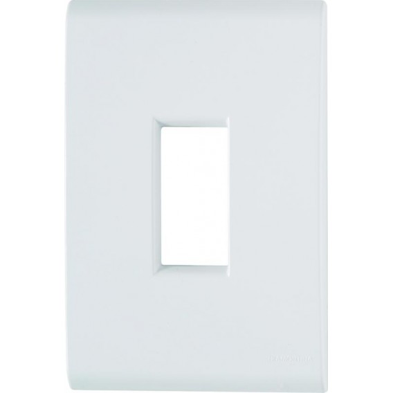 Placa 4x2 Com Suporte p/ 1 Módulo Vertical